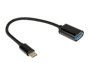 Inter-Tech 88885582 kabel USB USB 3.2 Gen 1 (3.1 Gen 1) USB C USB A Czarny