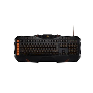 Canyon Fobos USB-Gaming-Tastatur Schwarz, Orange