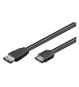 Goobay CAK SATA/eSATA 300-050 0,5 m SATA-Kabel, schwarz
