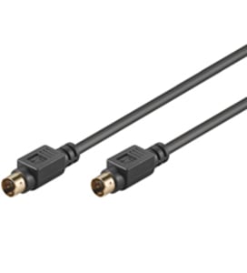 Goobay AVK 157-200 2,0 m S-video-kabel (4-polig) Svart
