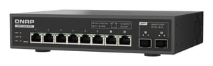 QNAP QSW-L3208-2C6T przełącznik sieciowy Zarządzany L2 10G Ethernet (100/1000/10000) Desktop Czarny