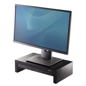 Fellowes Designer Suites 53,3 cm (21") Schreibtisch, Schwarz, Perlweiß