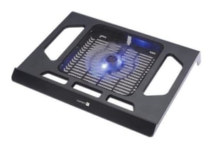 Connect IT CI-438 Kühlunterlage für Laptops, 43,2 cm (17"), schwarz