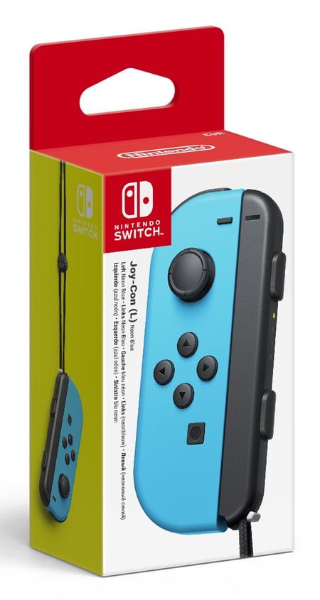 Nintendo Joy-Con (L) Niebieski Bluetooth Gamepad Cyfrowy Nintendo Switch, Nintendo Switch OLED