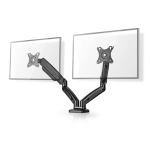 Nedis MMDOSGS110BK hållare/stativ för bildskärmar 81,3 cm (32") Skrivbord Svart