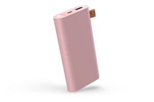Fresh 'n Rebel 2PB12000DP Lithium-Polymer (LiPo) Power Bank, 12,000 mAh, Pink