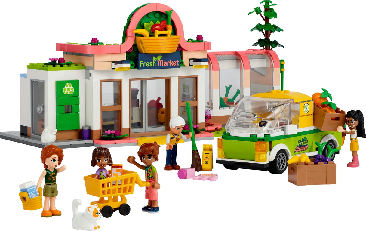 фото Блоковий конструктор LEGO Friends Крамниця органічних продуктів (41729)