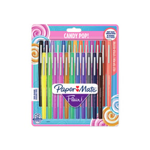 Papermate Flair Candy Pop Mittel Gelstift Mehrfarbig 24 Stück
