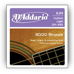 D'Addario EJ13 struna instrumentu muzycznego Akustyczny 6 szt. Stal Gitara