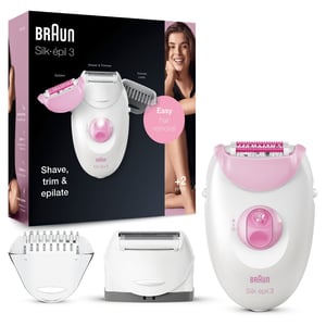 Braun Silk-épil 3 3270 20 Pinzette(n) Weiß, Rosa