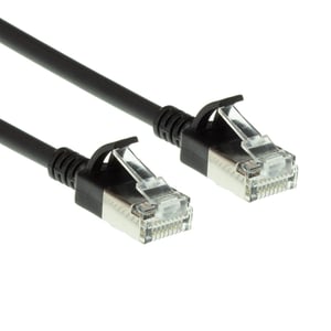ACT DC7902 Network Cable, Black, 2 m, Cat6a U/FTP (STP)