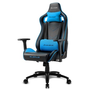 Sharkoon Elbrus 2 Universell gamingstol Klädd sits Svart, Blå