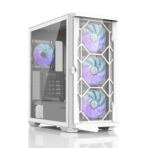 Zalman Z10 DUO WHITE Security & Mounts for Midi Tower Computers, White