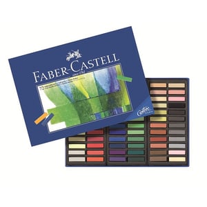 Faber-Castell 128272 Pastels, Dry Pastels, Multicolor, 72-piece set