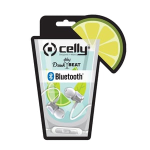 Celly DRINKBHMOJITOWH Earbuds/Headset In-Ear Calls/Music Bluetooth White