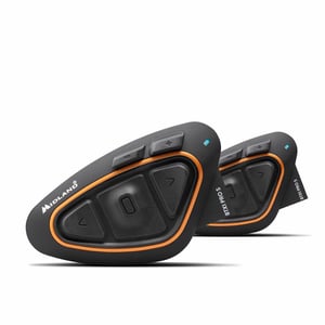 Midland BTX1 Pro S Motorrad-Gegensprechanlage 800 m Schwarz, Orange