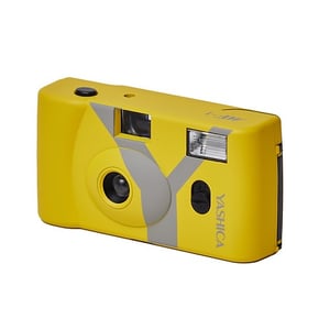 Yashica MF-1 Compact 35 mm Film Camera, Yellow