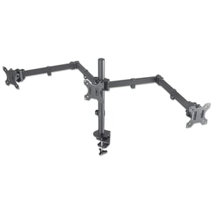 Manhattan 461658 hållare/stativ för 68,6 cm (27") skärmar Skrivbord Svart