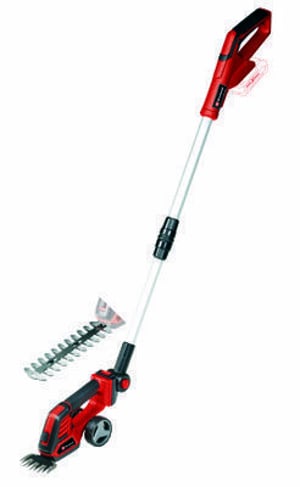 Einhell GE-CG 18/100 Li T-Solo batteridrivna gräsklippare 10 cm 18 V Svart, Röd
