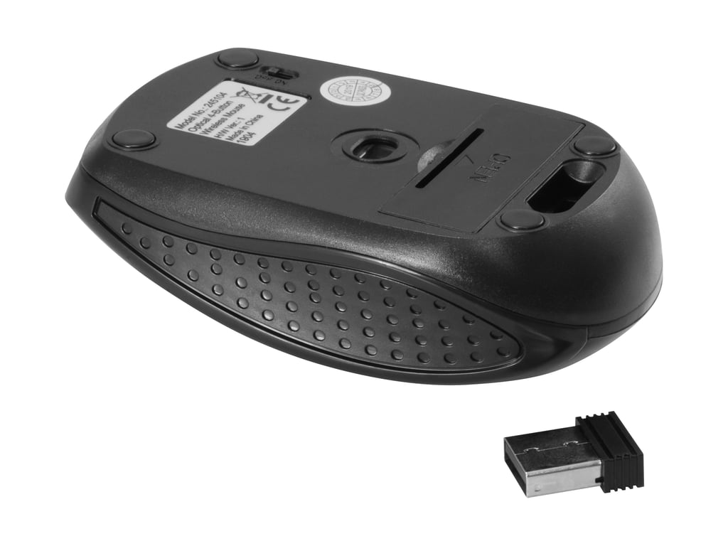 Equip 245104 myszka Podróżniczy Oburęczny RF Wireless Optyczny 1600 DPI