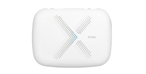 Zyxel MULTY X WSQ50 TRI-BAND Wireless Gigabit Ethernet Dual-Band (2.4 GHz/5 GHz) Router, White