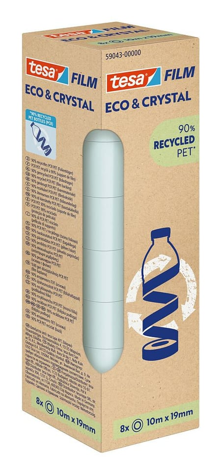 TESA Eco & Crystal taśma ozdobna 10 m Przezroczysty