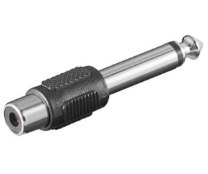 Microconnect AUDANG Adapter für 6,3-mm-Cinch-Kabel, schwarz