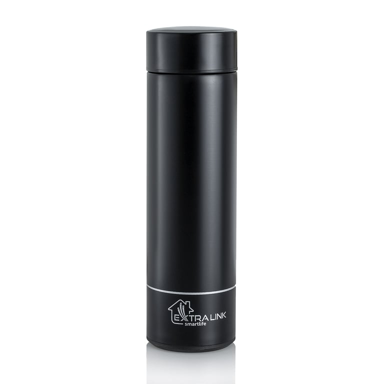 Extralink Kubek termiczny Smart Travel Mug Czarny Termos z wyświetlaczem LED