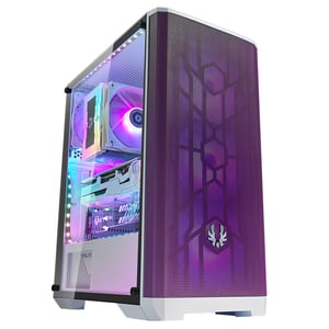 BitFenix Nova Mesh SE TG Midi Tower Purple, White