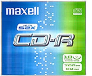 Maxell CD-R 80/700MB XL 52x 10p, 10 pieces