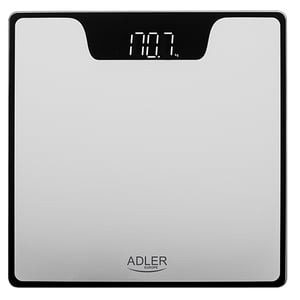 Adler AD 8174s Rectangle Silver Digital Personal Scale