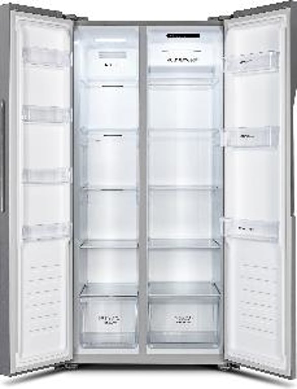 Gorenje NRS8181KX chłodziarko-zamrażarka otwierana obustronnie Wolnostojący 441 l Szary