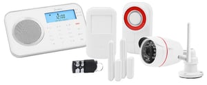 Olympia ProHome 8791 Wi-Fi-larmsystem Svart, Röd, Vit