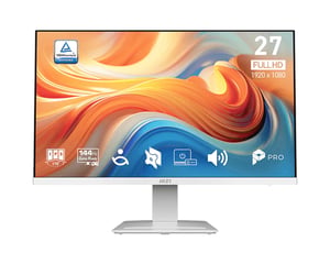 MSI Pro MP273W E14A monitor komputerowy 68,6 cm (27") 1920 x 1080 px Full HD LCD Biały