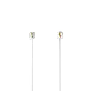 Hama 00201133 3 m telephone cable, White
