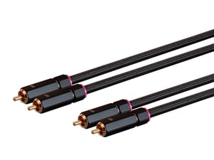 Monoprice Onix Series kabel audio 0,9 m 2 x RCA Czarny