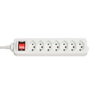 Lindy 73168 Steckdosenverteiler 7 x Netzsteckdose, für den Innenbereich, Weiß