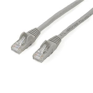StarTech N6PATC2MGR Network Cable, Gray, 2 m, Cat6 U/UTP (UTP)