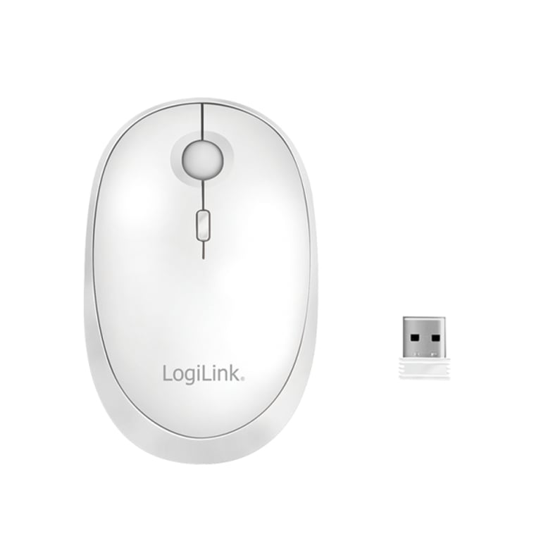 LogiLink ID0205 myszka Biuro Oburęczny RF Wireless + Bluetooth 1600 DPI