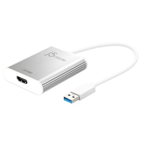 j5create JUA354 extern USB-grafikkort, silver