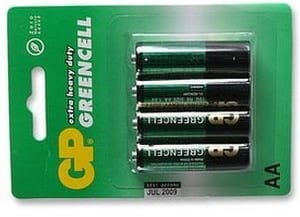 GP Batteries Greencell 4x AA Zinc Chloride Jednorazowa bateria Chlorek cynku