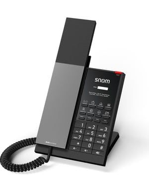 Snom HD350W telefon VoIP Czarny Wi-Fi