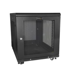 StarTech RK1233BKM 12U-rack, fristående rack, svart