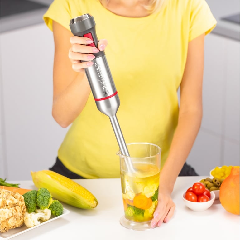 Zelmer ZHB4652 VARIO 0,5 l Blender immersyjny 1400 W Szary, Srebrny