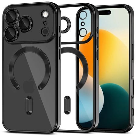 Tech-Protect 5906302319688 pokrowiec na telefon komórkowy 17,5 cm (6.9") Przezroczysty, Czarny