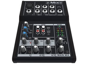Mackie Mix5 5 kan. 20–30 000 Hz Svart