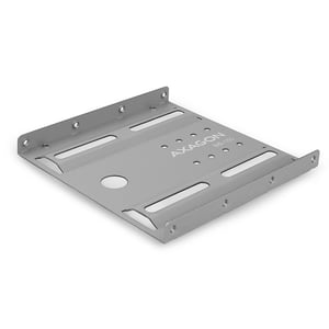 Axagon RHD-125B Halterahmen für 1x 2,5\" im 3,5\"-Steckplatz – grau, Metall