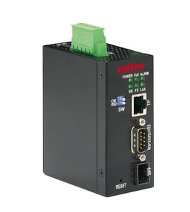 ROLINE 21.13.1138 Netzwerkkonverter 100 Mbit/s, multifunktional, schwarz