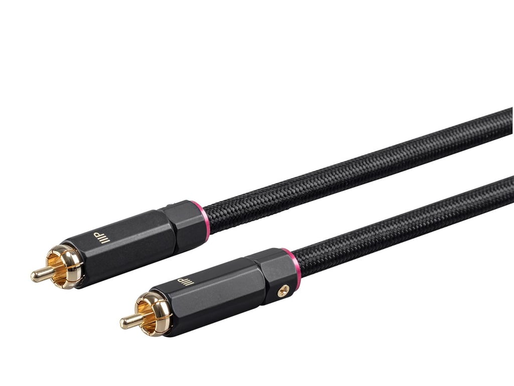 Monoprice 21679 kabel audio 1,82 m RCA Czarny