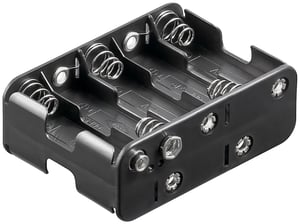 Goobay 11469 container and latch for 10 AA batteries/rechargeable batteries
